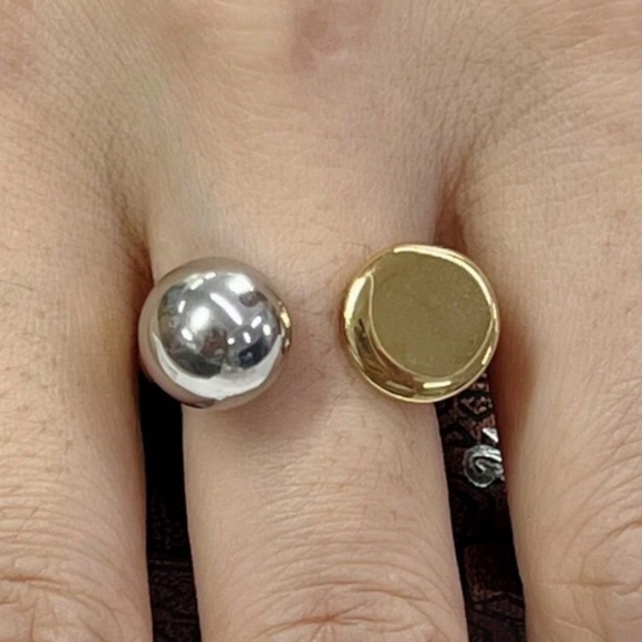 Classic Gold Tone Stainless Steel Ring - Picture 3 of 4